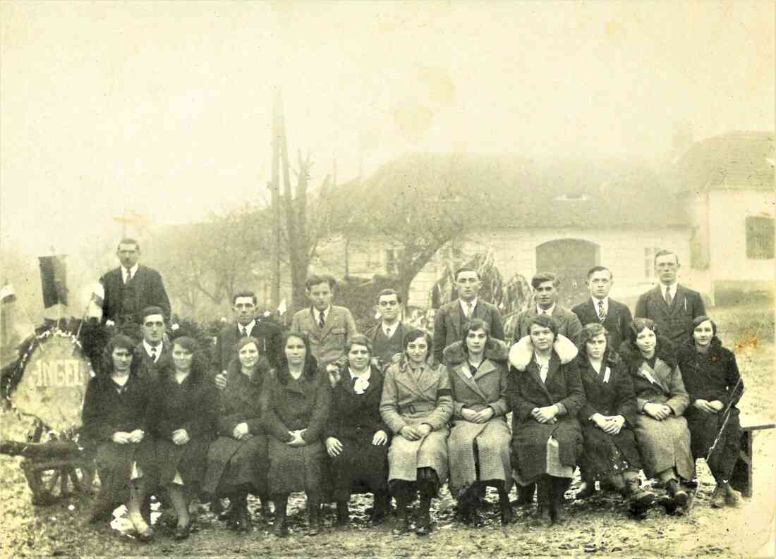 St. Martin: Blochziehen am 23. Feber 1936