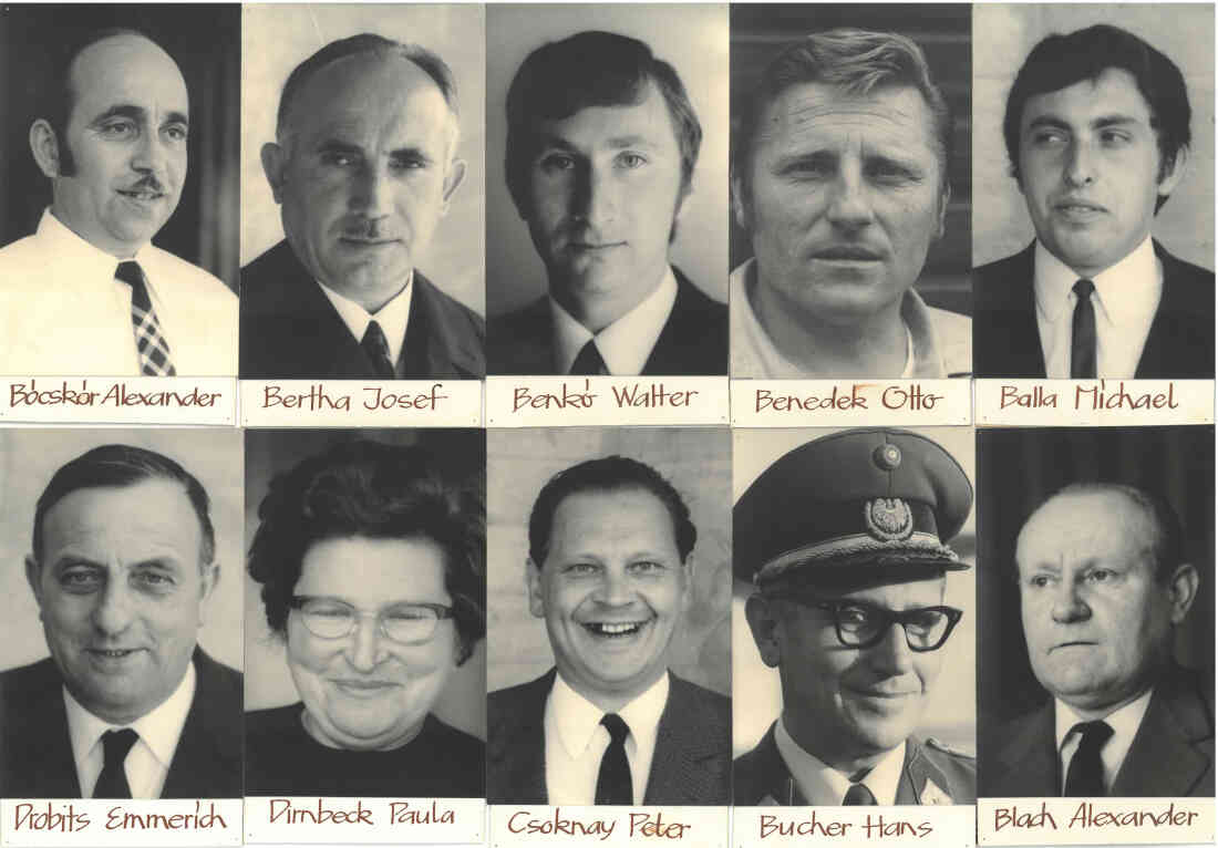 Mitglieder des neuen Pfarrgemeinderats und aktive Gemeindemitglieder der röm. kath. Pfarrgemeinde (1) - Portraits