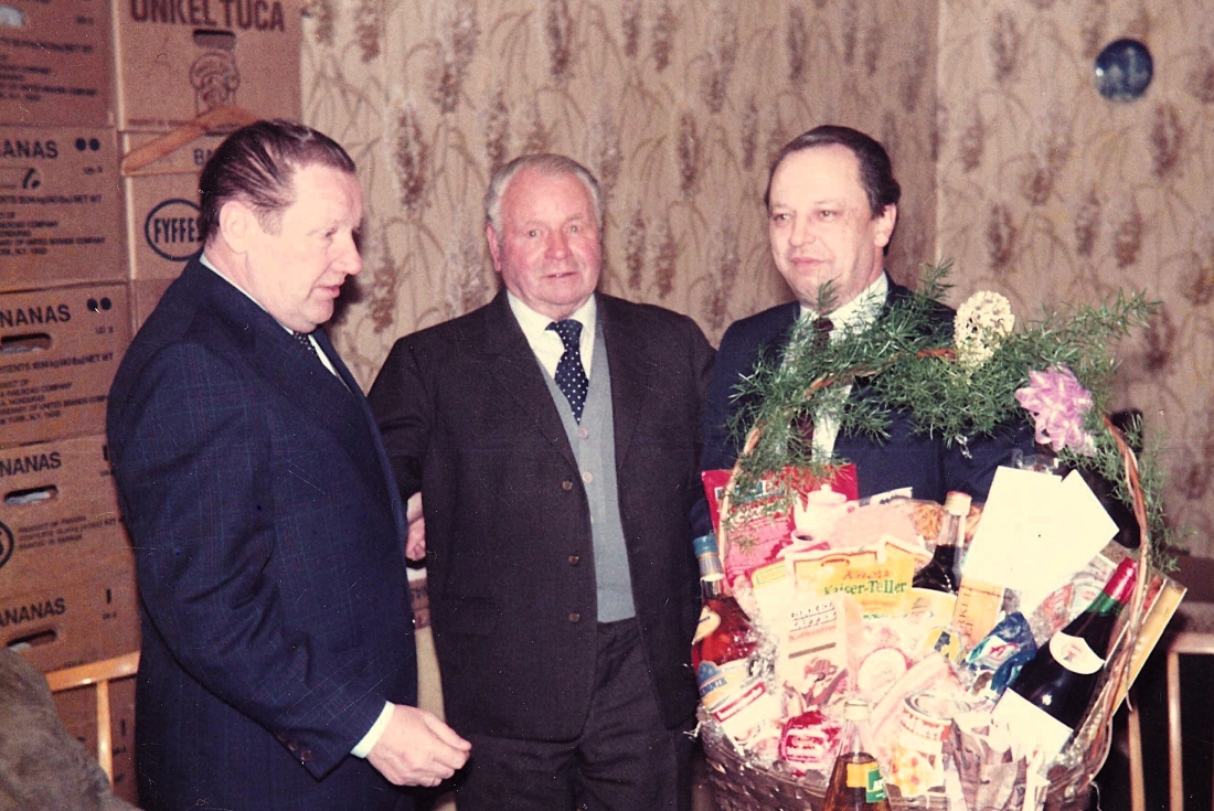 KGM/Konsom/COOP: Ehrung von Fritz Bachkönig für seine langjährige Mitgliedschaft - Leirer/Kogler