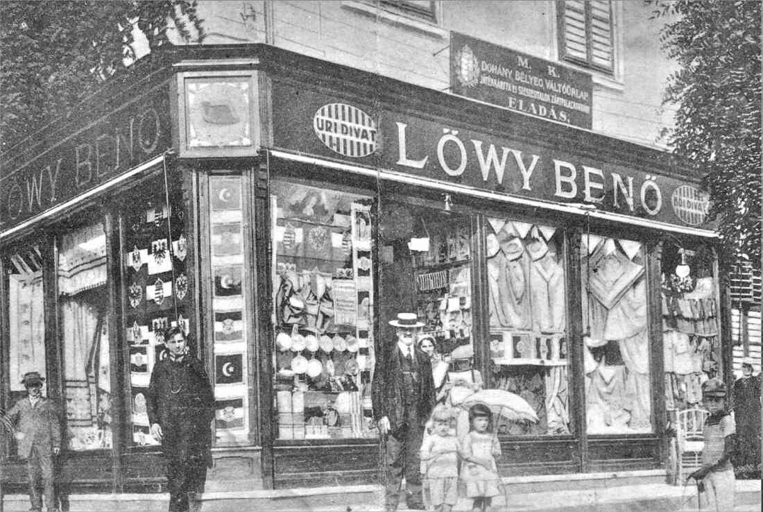 Gemischtwarenhandlung des Benö Löwy (Hauptplatz 1)