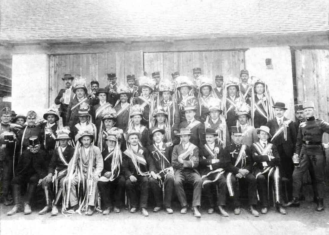 Musterung im Jahr 1913