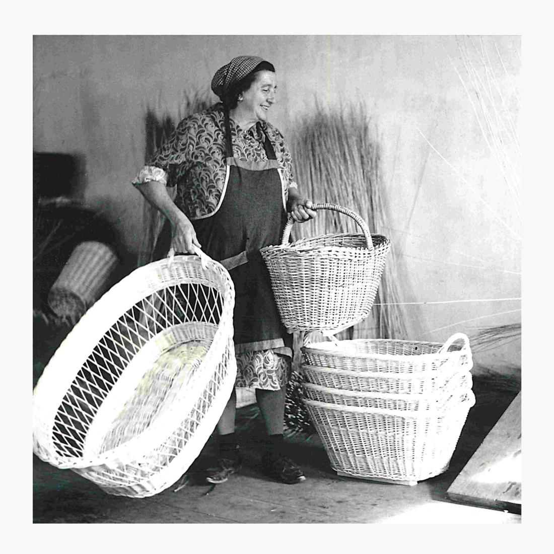 Korbflechter Gabriel (Steinamangererstraße 137): Irma Gabriel (geb. Palank; *1916/+1993)