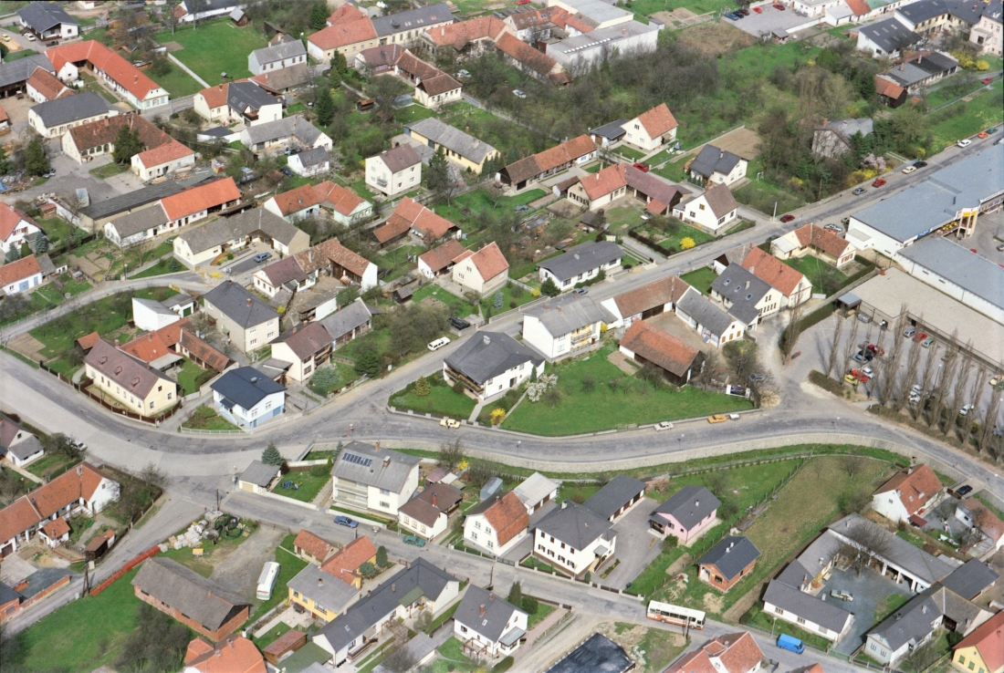 Flugaufnahme/Luftbild: Bachgasse - Lannergasse