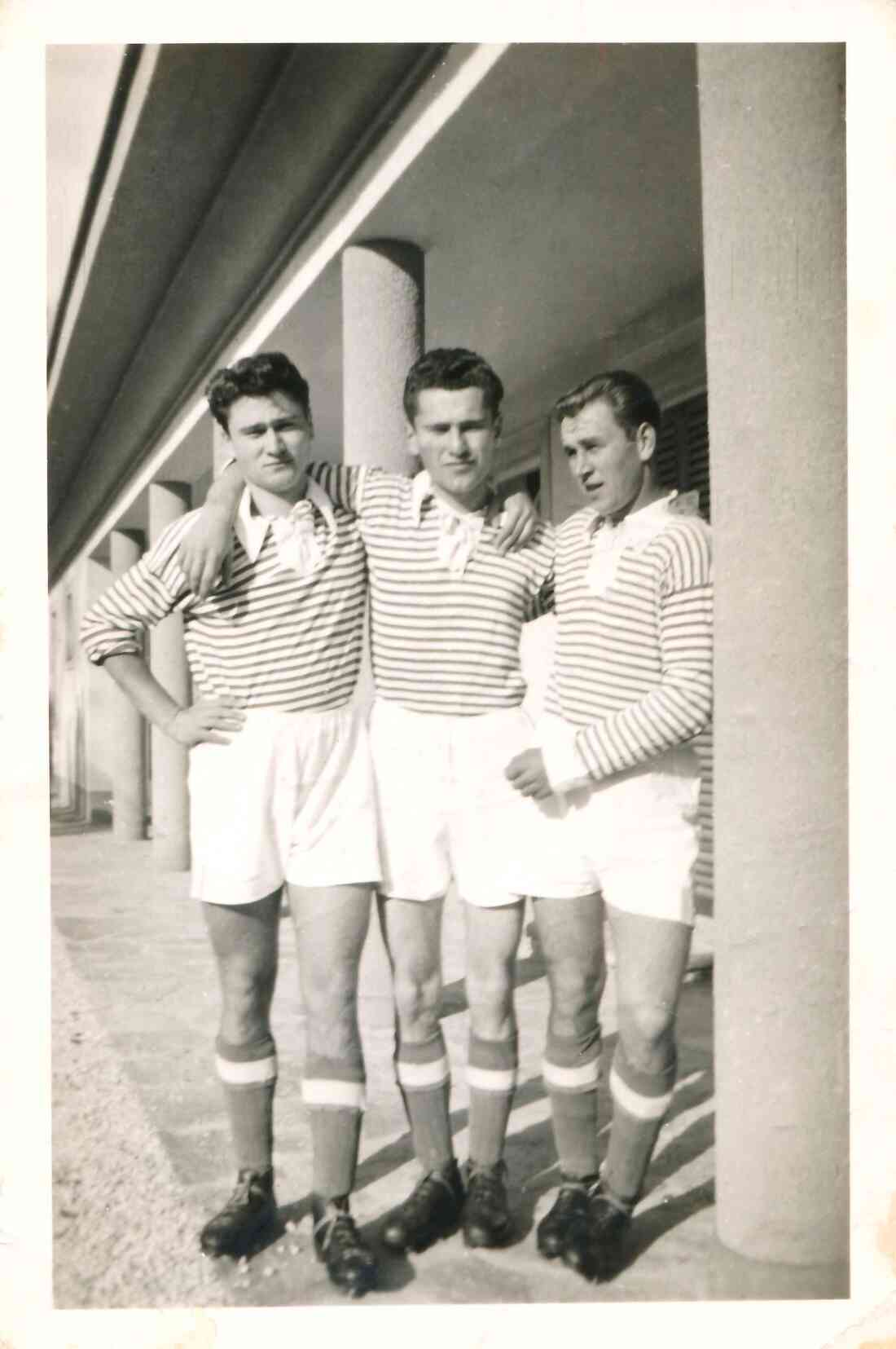 Fußball: der SC-Oberwart gastiert anlässlich der Eröffnung des Lindenstadions in Eisenstadt - Brunner-Szabo/Wagner/Böcskör