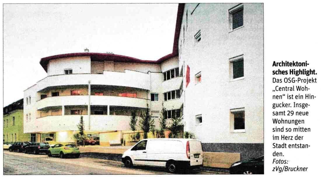 OSG Bau (Evang. Kirchengasse 5): "Central Wohnen"