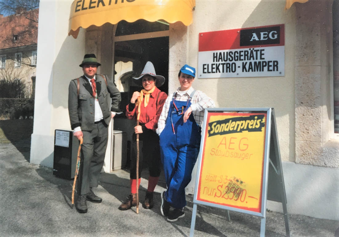 Elektro Kamper (Wienerstraße 28): am Faschingsdienstag 1992