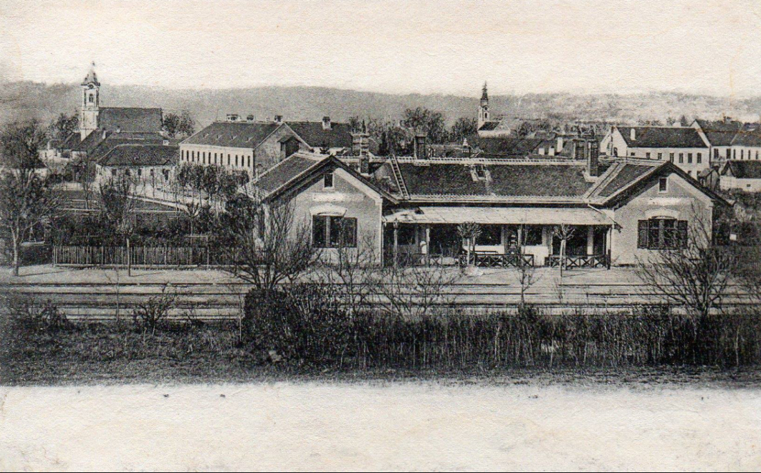 Ansichtskarte: Bahnhof