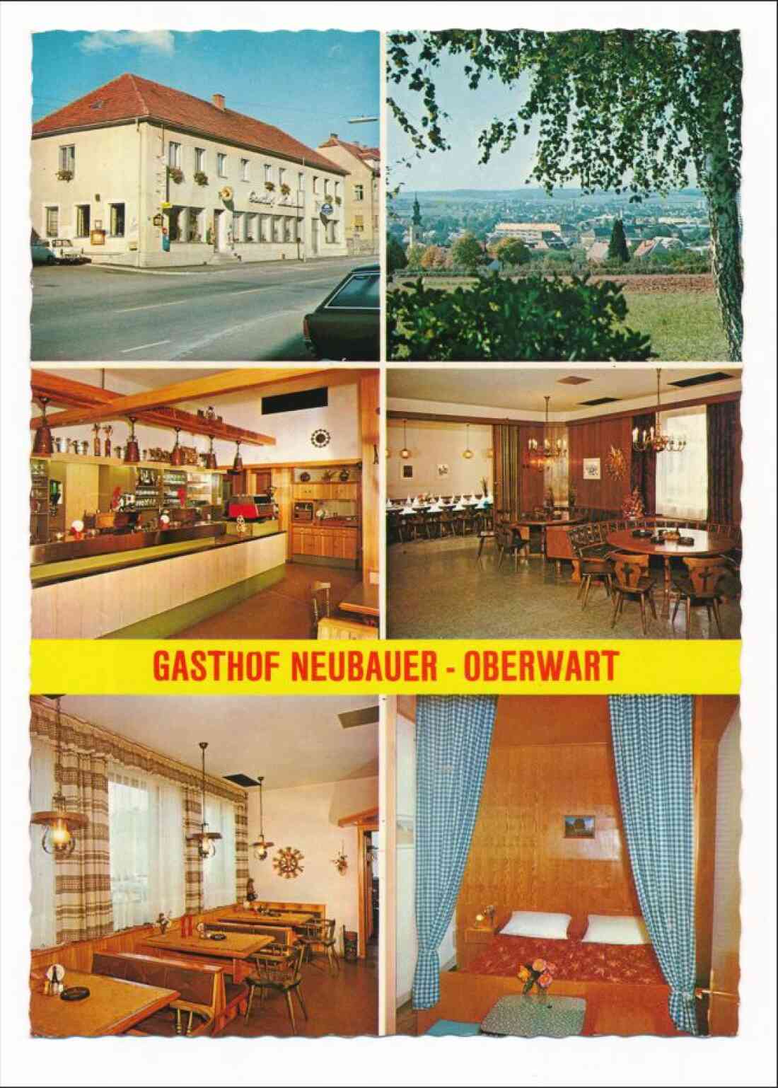 Ansichtskarte: Gasthof Neubauer - Wiener Straße 35