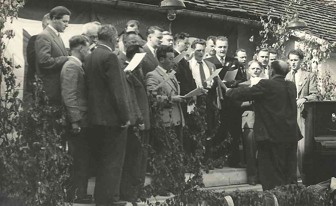 Oberwarter Männergesangverein: Sängerfest mit Chorleiter Ferdinand Anetshofer