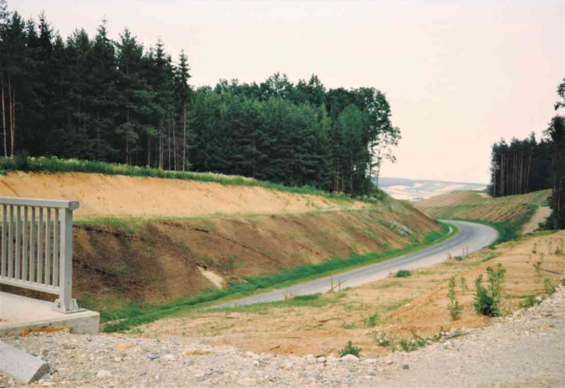 Bau der Bundesstraße 63a - Umfahrung Oberwart Richtung Untertrum