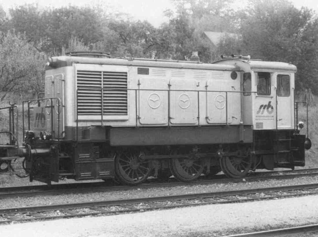 Bahnhof: Lokomotive der "srb" - Südburgenländische Regionalbahn