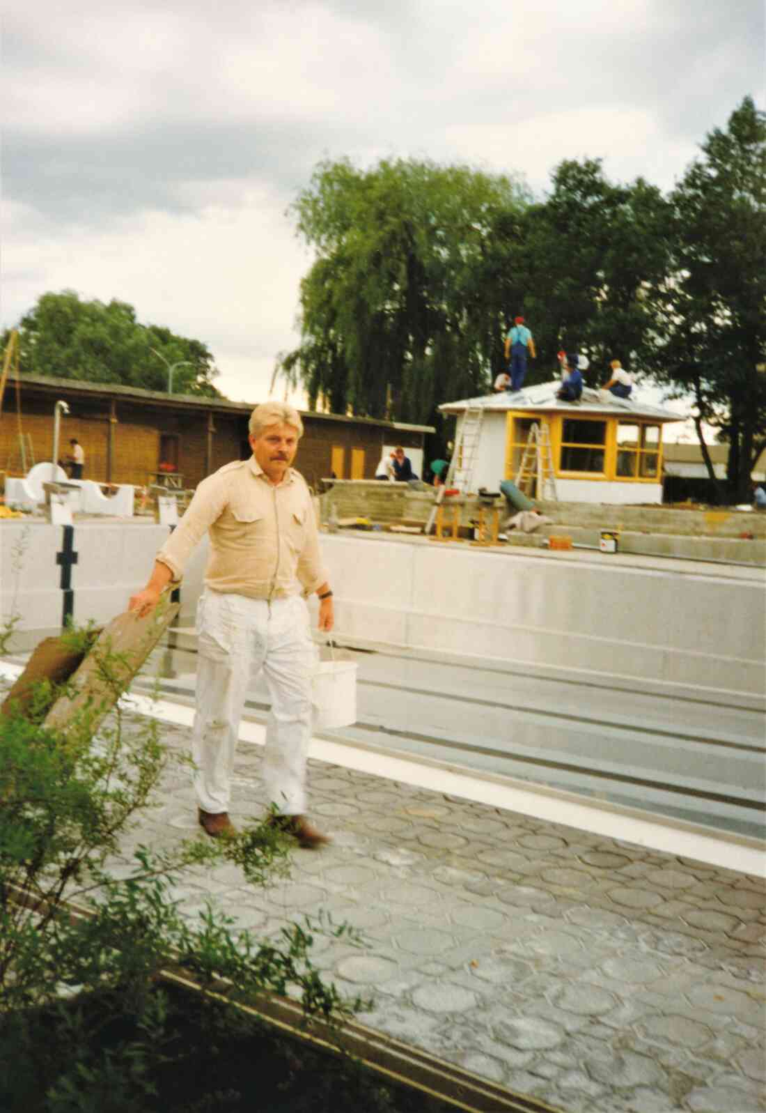 Freibad / Schwimmbad (Badgasse 6): Malermeister Heinz Draschkowitz - Umbau und Neugestaltung 1990