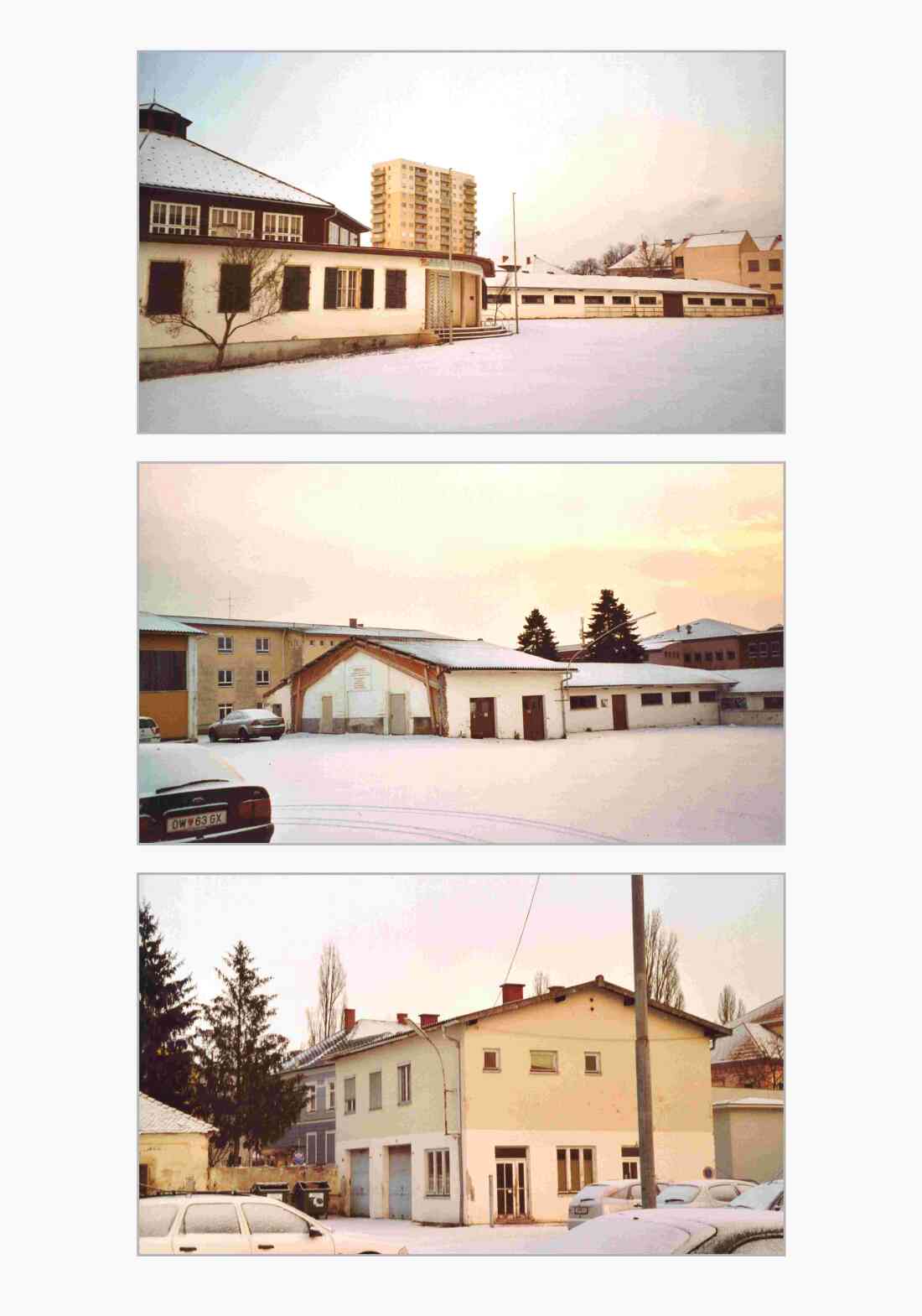 Rotundenareal vor dem Abriss der Nebengebäude (Hauptplatz 8f)
