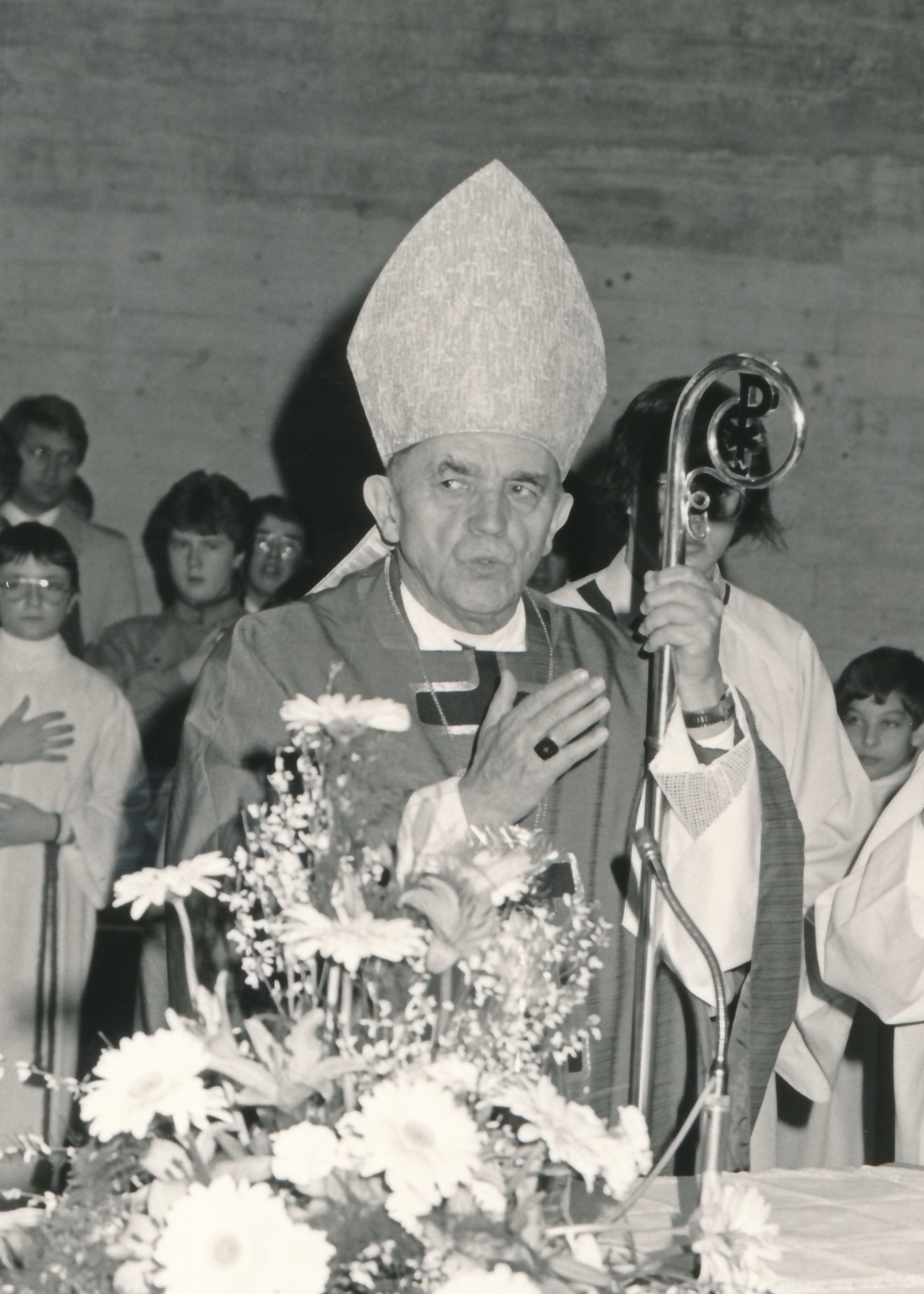 Röm. kath. Pfarre: Firmung 1984 - Bischof DDr. Stephan Laszlo