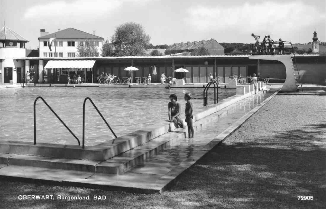 Ansichtskarte: Freibad / Schwimmbad (Badgasse 6)