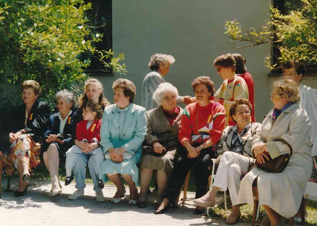 Freiwillige Feuerwehr St. Martin: KLF-Segnung  am 28. Mai 1992 - Wölfl/Bernhard/Mirtl/Garber/Pleier/Zothe/Javorits/Stelzer/Marth