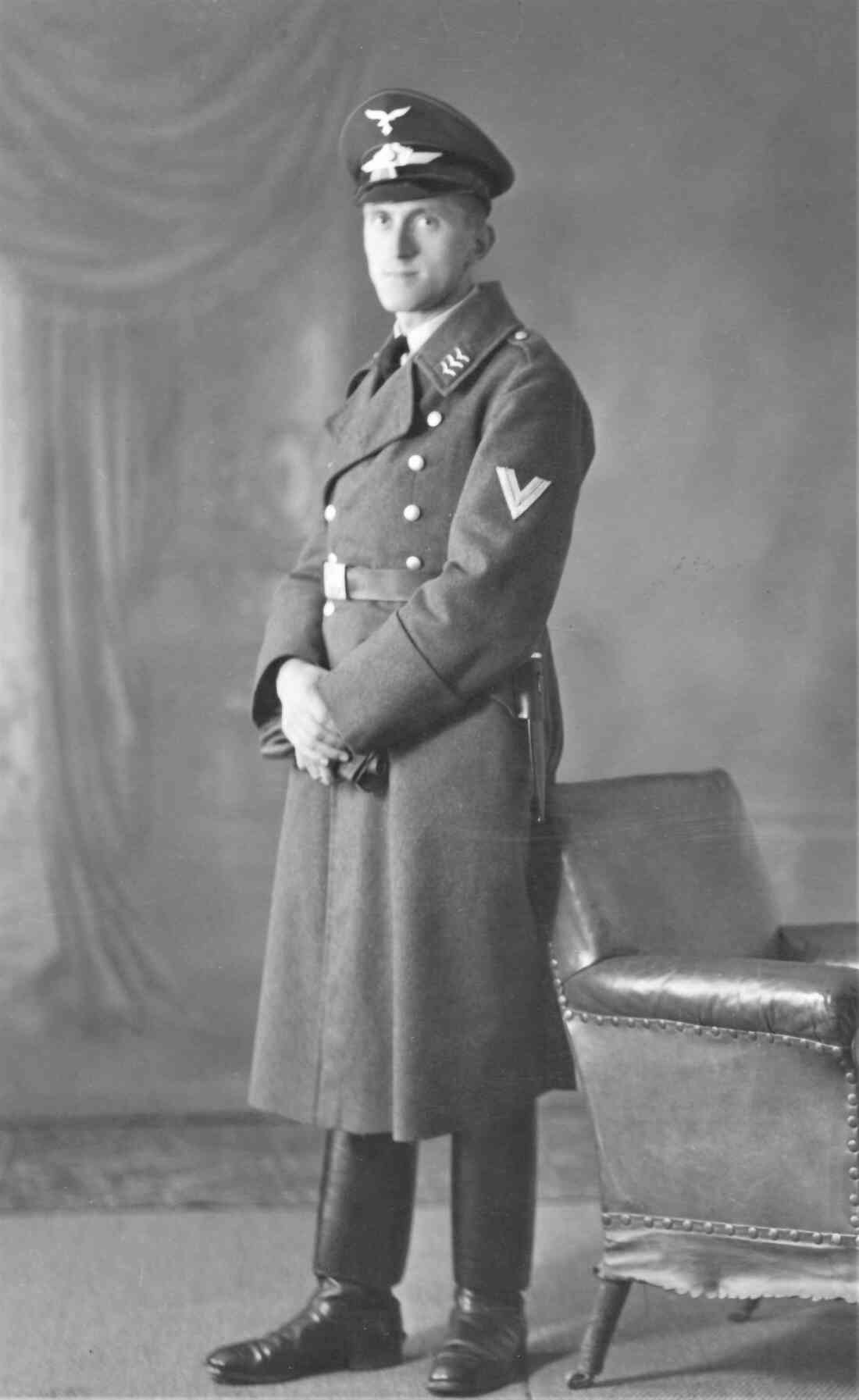 Josef Tölly als Soldat der Deutschen Wehrmacht - Portrait