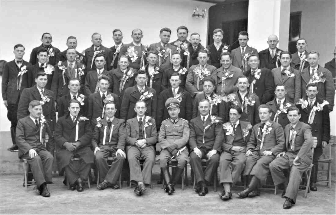 Musterung im Jahre 1940