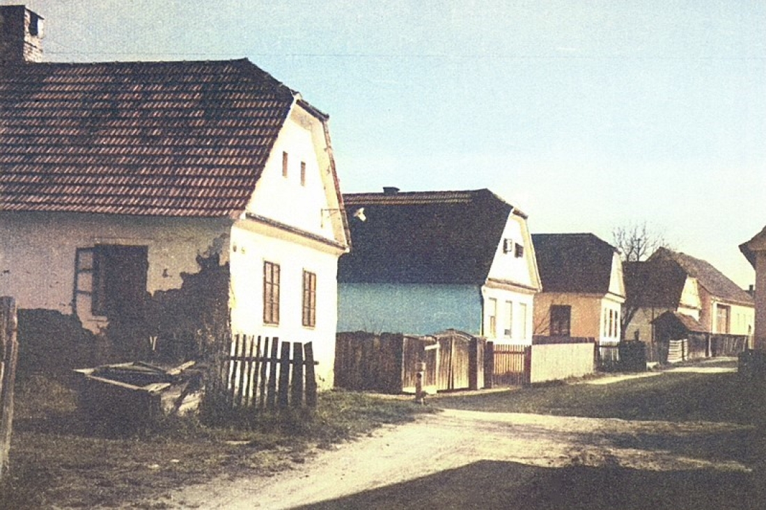 Aneinanderreihung von Streckhöfen (nordwestliche Wiesengasse mit den Häusern 30 bis 24)