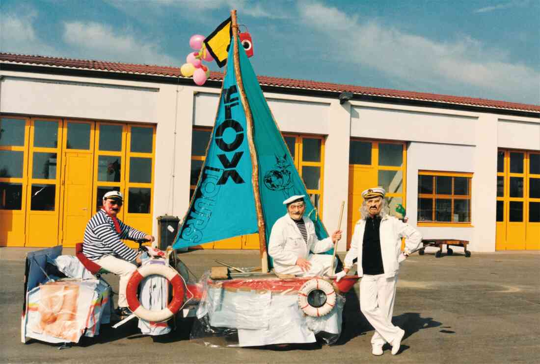 Fasching: Bereit für die IGFD-Veranstaltung am Hauptplatz: "Schiff ahoi" (Bencsics, Benedek, Steurer)