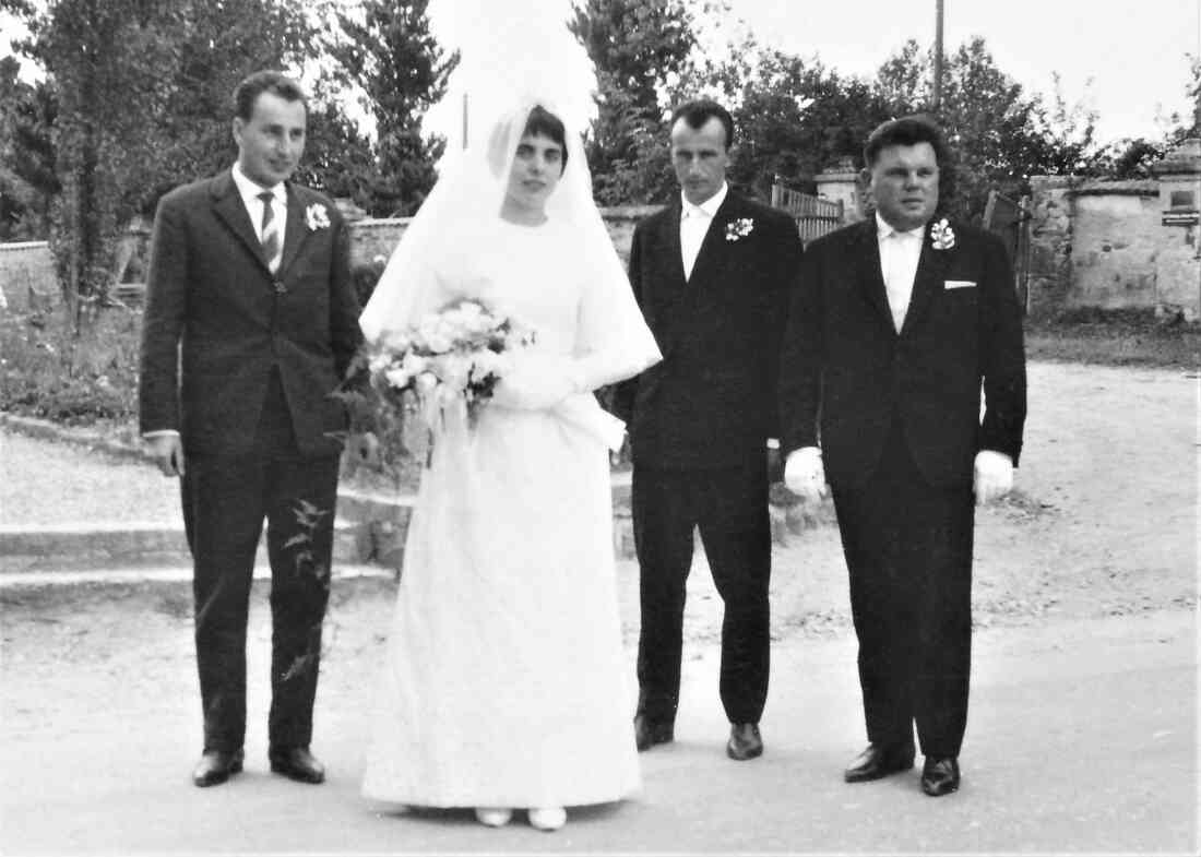 Hochzeit Gertrude Schermann und Dr. Wolfgang Steflitsch