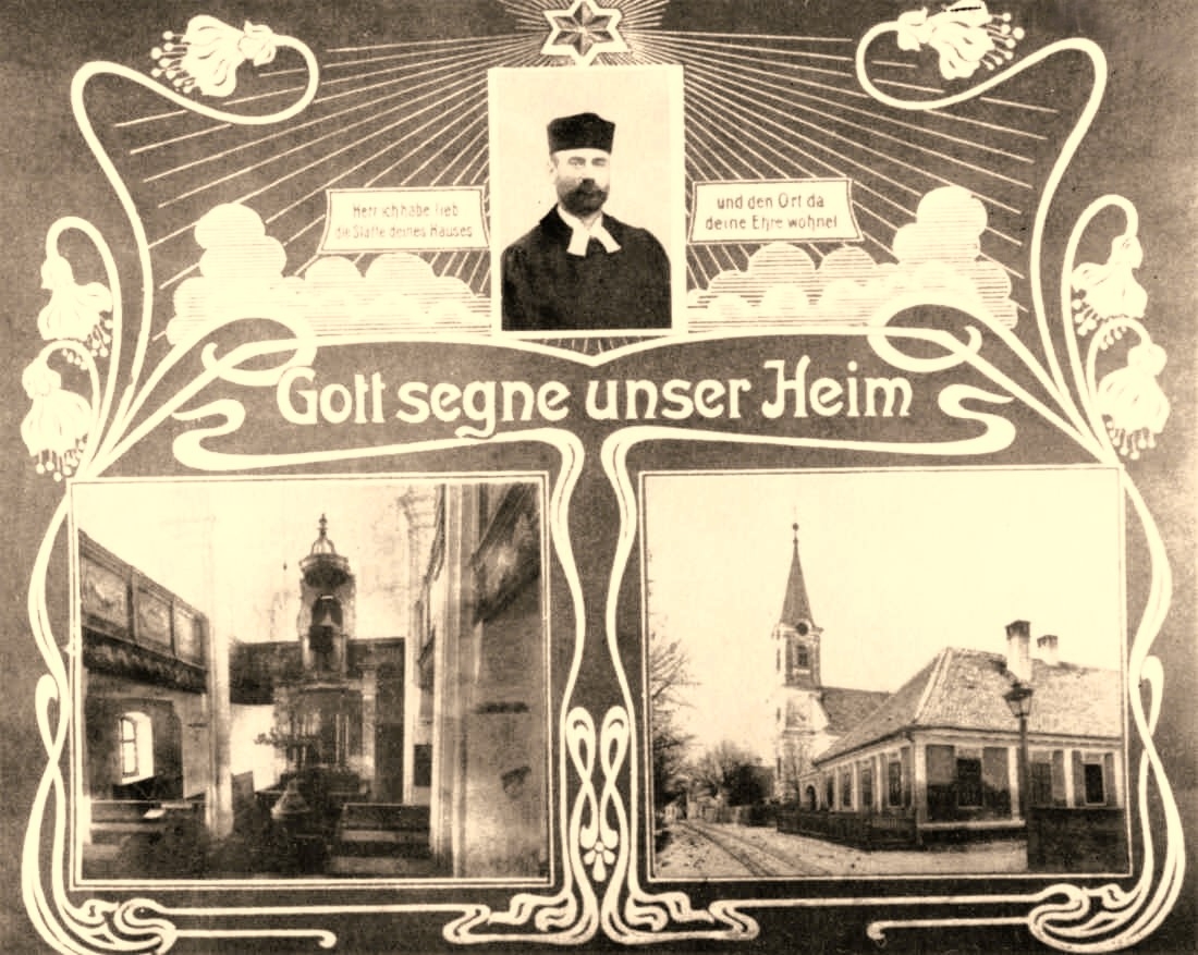 Evang. Pfarrgemeinde AB: Pfarrer Julius Torda - Wandbild "Gott segne unser Heim"