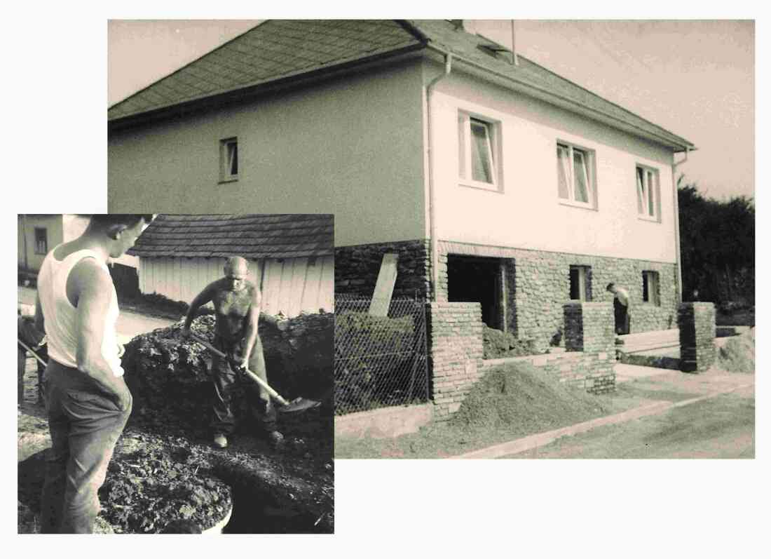 Haus Langer (Am Telek 21): letzte Arbeiten vor dem Einzug - Garber/Erdely