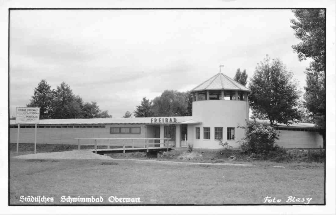 Städtisches Schwimmbad: Das neue Freibad (Badgasse 6) im Eröffnungsjahr