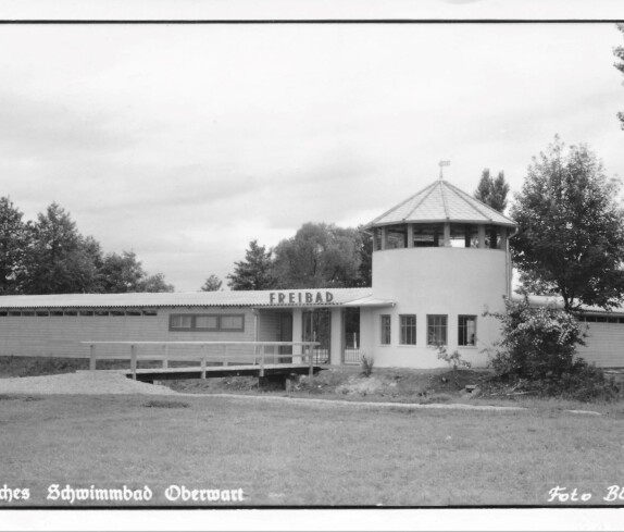 Städtisches Schwimmbad: Das neue Freibad (Badgasse 6) im Eröffnungsjahr