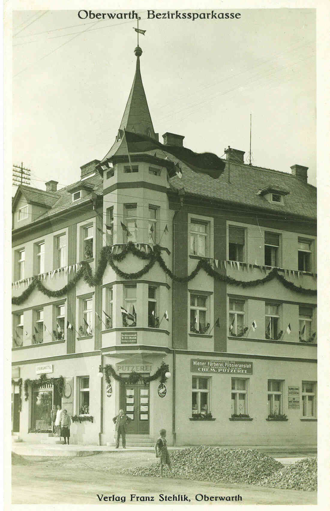 "Oberwarth, Bezirkssparkasse" - Wienerstraße 18