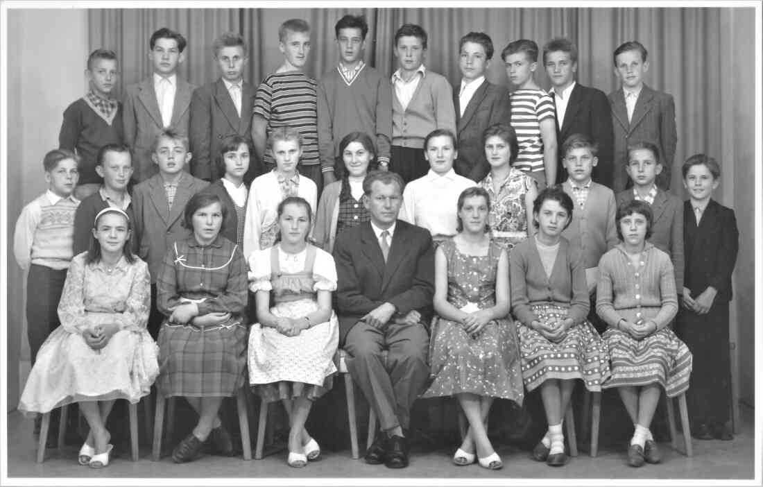 Klassenfoto 7. + 8. Volksschule