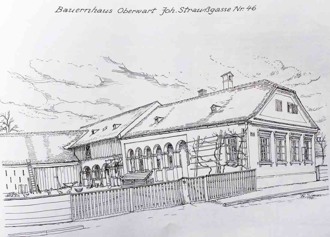 Arkadenhaus: Bauernhaus Johann Straussgasse 46 / OW 508