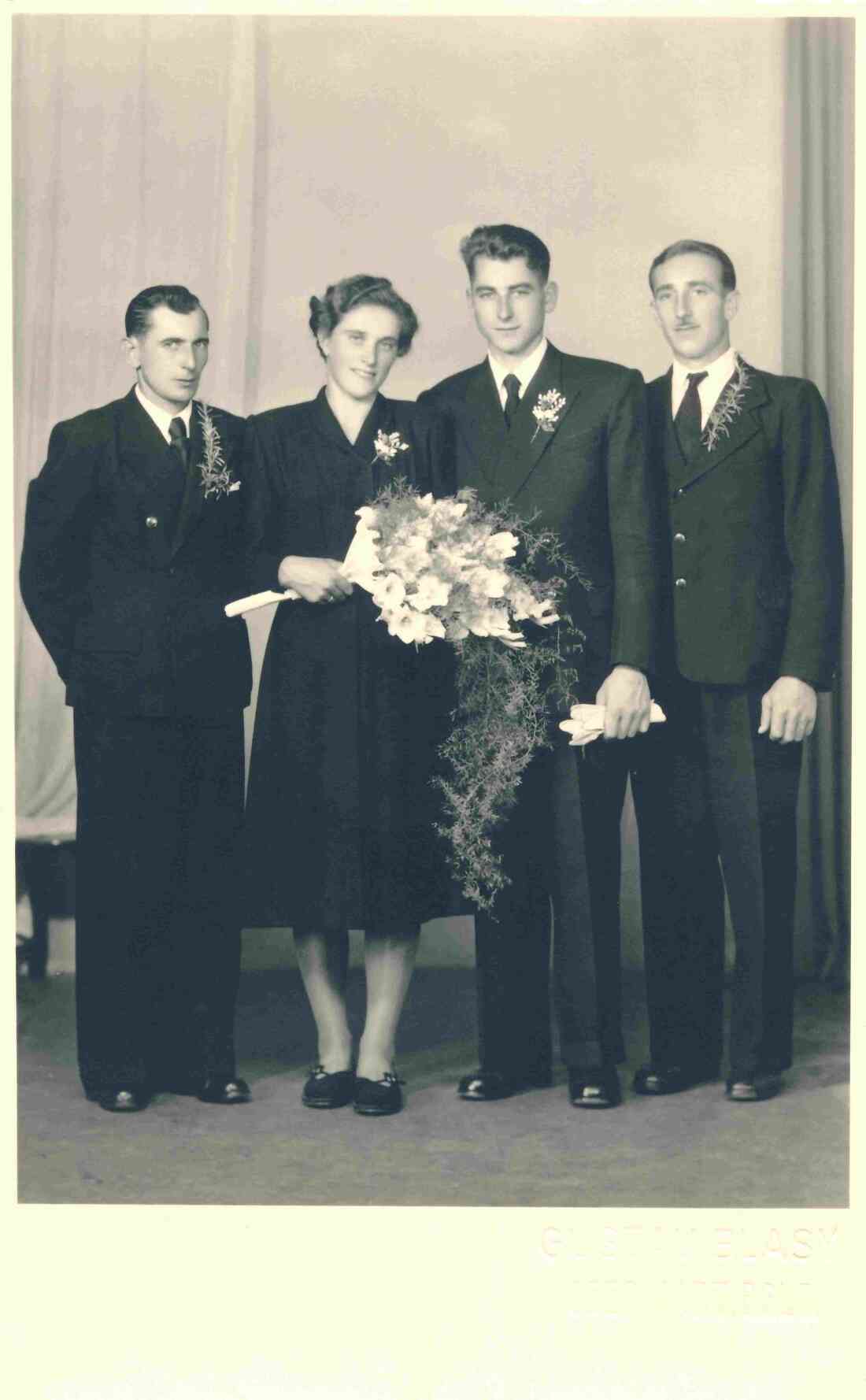 Hochzeit Sofie Seper (verh. Imre, *1936/+2015) und Johann Imre (1934/+2015)