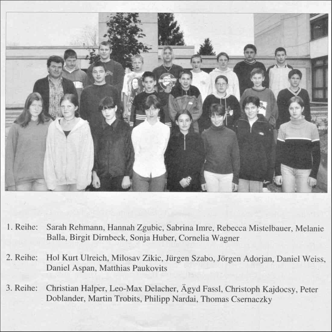 Hauptschule / EMS: 4b Klasse 1998/99