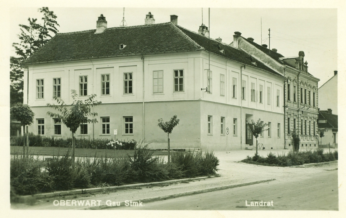 Ansichtskarte: Bezirkshauptmannschaft Oberwart (Hauptplatz 1)