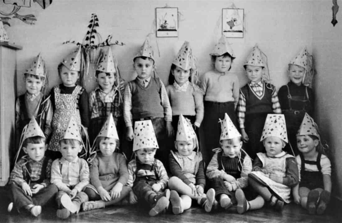 Kindergartengruppe des städtischen KG 1961