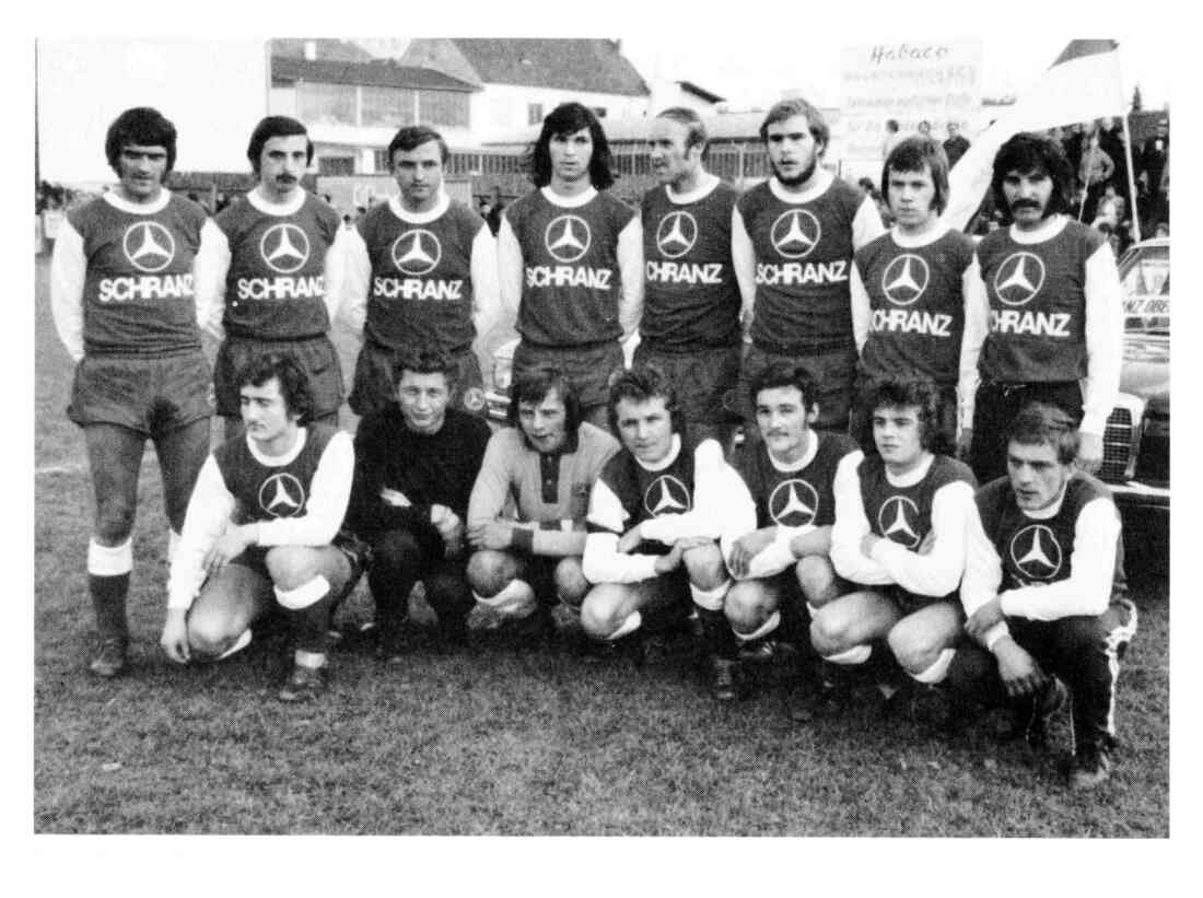 Fußball: die Kampfmannschaft des SV-Oberwart 1973