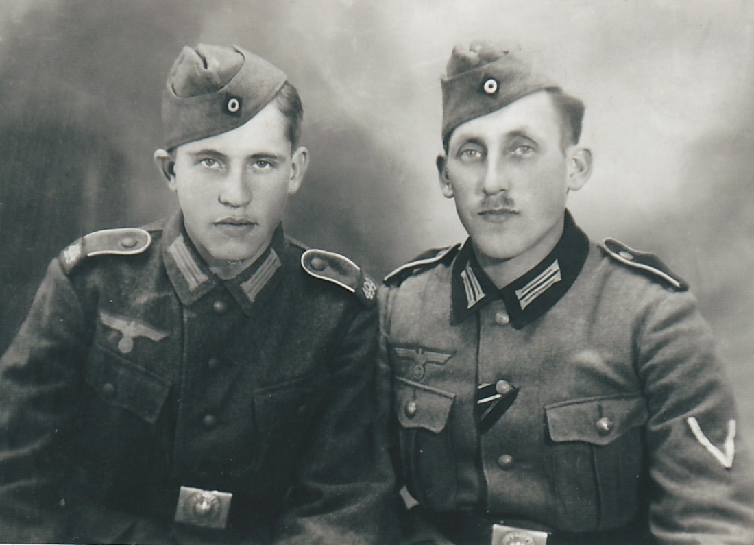 Soldaten der Deut. Wehrmacht: die Brüder Emmerich Molnar (*1924/+1977) und Johann Molnar (*1911/+1992) - Portrait