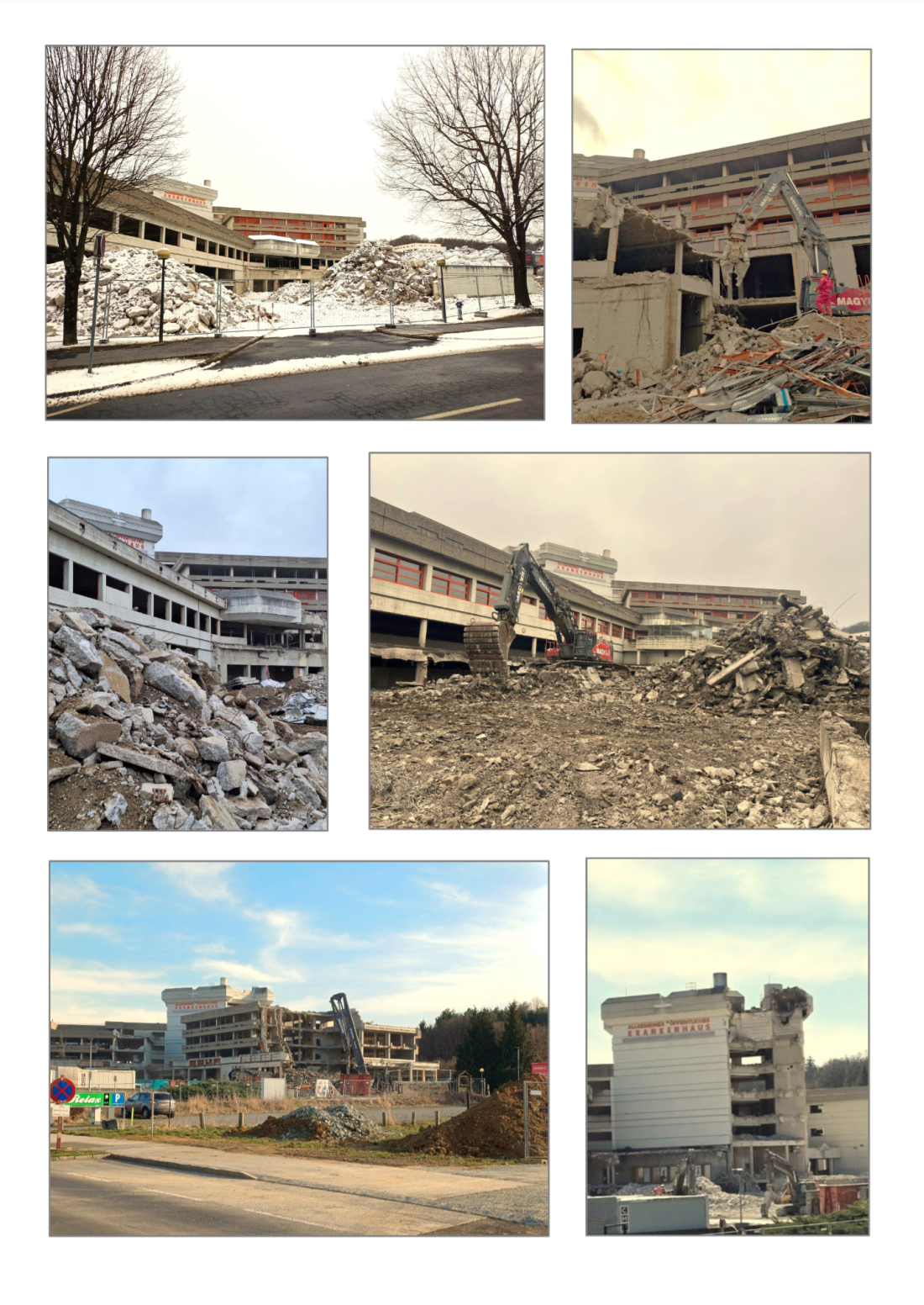 Abriss LKH – Krankenhaus Dornburggasse 80 - 26/04/03